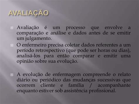 Etapas Do Processo De Enfermagem Ppt