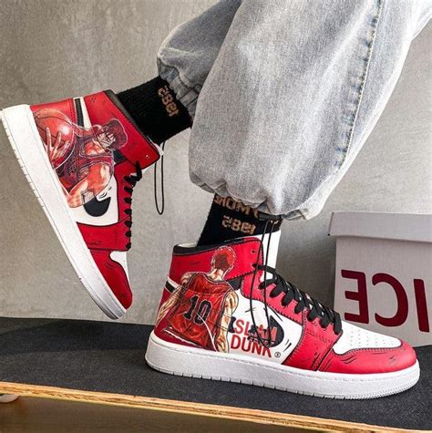 Slam Dunk Hanamichi Sakuragi High Top Shoes / Sneakers – AnimeGo Store