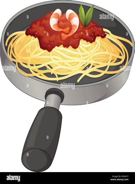 Cartoon Spaghetti Noodles