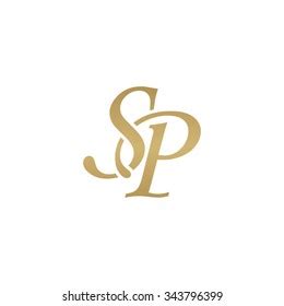 Sp Initial Monogram Logo Stock Vector Royalty Free