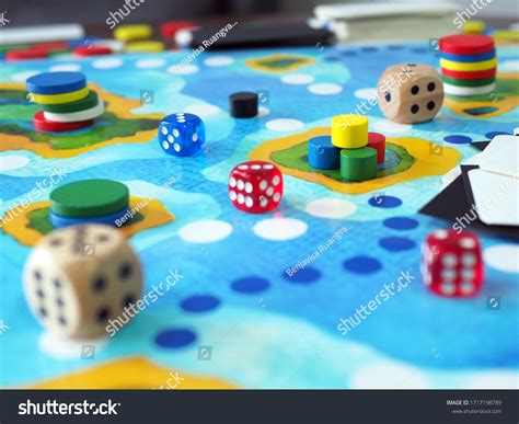 board game play table top abstract stock photo edit