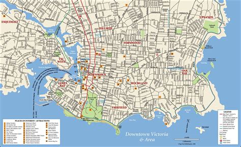 Victoria Bc Walking Map