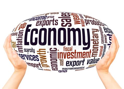 Gig Economy Word Cloud Hand Sphere Concept Stock Image Image Of