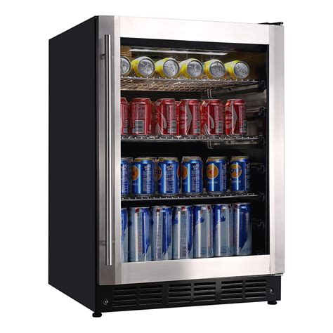 Vissani 51 Cu Ft Stainless Steel Wine And Beverage Cooler Holds 154