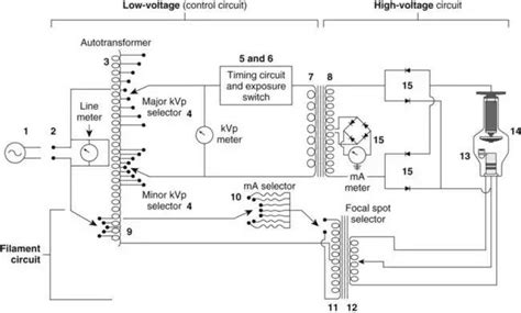 Simple X Ray Circuit Diagram Labeled