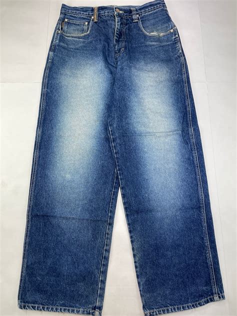 Jeans Pure Playaz Vaqueros Holgados De Hip Hop Azul Vintage Etsy