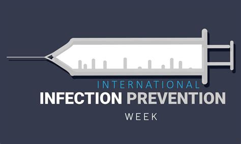 International Infection Prevention Week Background Banner Card