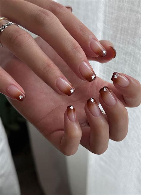 Embrace Autumn With Stunning Nail Art Ideas Shades Of Coffee Bean Nails