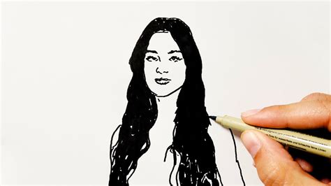 How To Draw Olivia Rodrigo Youtube