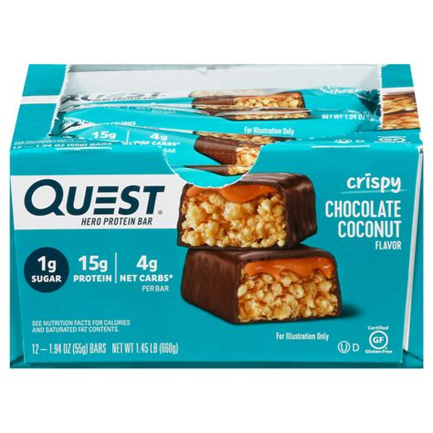 Save On Quest Hero High Protein Bar Crispy Chocolate Coconut Low Carb