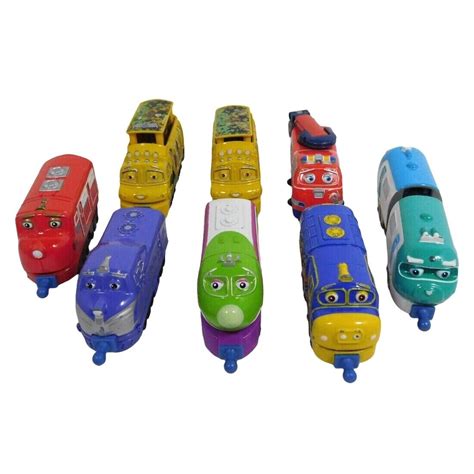 Chuggington Lot Of 6 Trains Pufferpete Asher Koko Jackman Wilson