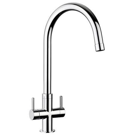 Rangemaster Monorise Monobloc Dual Lever Kitchen Sink Mixer Tap Tmr1cm