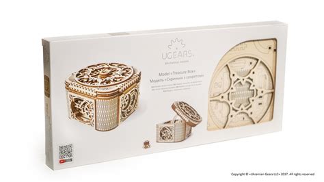 UGEARS Treasure Box Mechanical Model