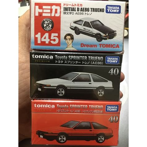 Dream Tomica Initial D AE86 Trueno Fujiwara Tofu Shop Tomica Wiki