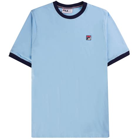 Fila Vintage Marconi T Shirt Blue Bell At