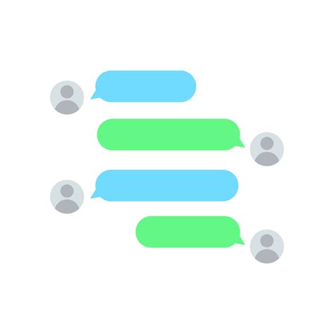 Short message service bubbles 24730414 Vector Art at Vecteezy