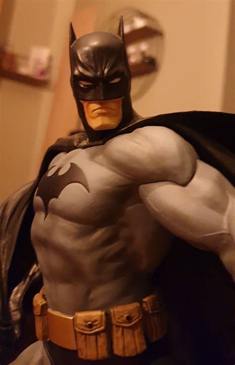 Statue Pvc Batman Black Costume Dc Comics Kotobukiya Artfx 1 6 Excellent état Grenier