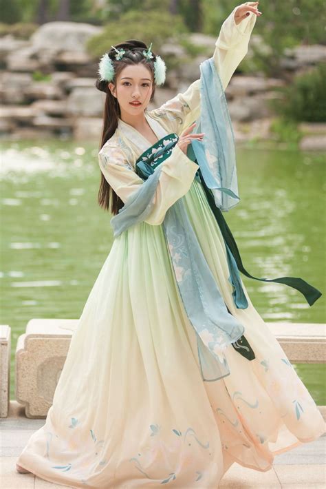 105 32us Chinese Traditional Hanfu Dress Women Ancient Tang Dynasty