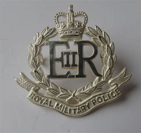 British Army Royal Military Police Officers Cap Badge Rmp £1199