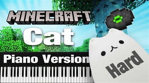 Piano Tutorial Cat Disc By C418 Hard Midi And Sheet Music Download Acordes Chordify