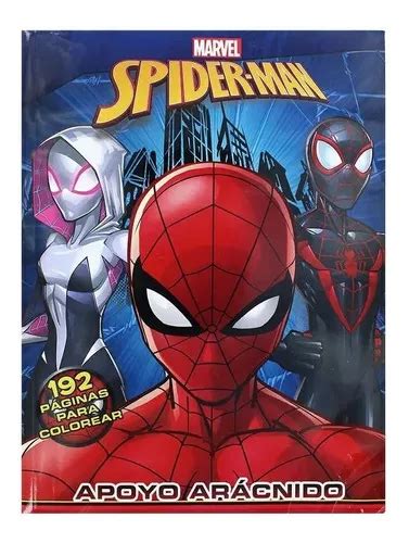 Libro De Colorear Jumbo Spiderman Spidey Gwen Marvel 192pgs En Venta En