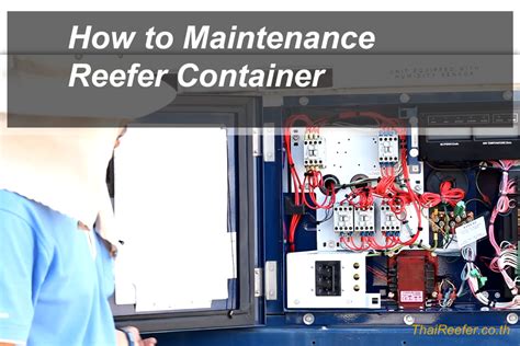 How To Maintenance Reefer Container Thaireefer Group