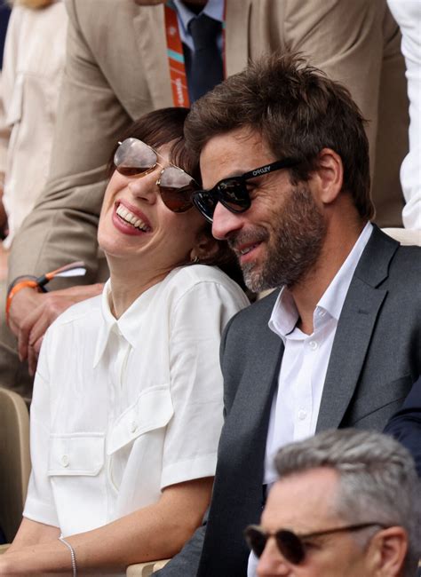 Photo Nolwenn Leroy Et Son Compagnon Arnaud Cl Ment Dans Les Tribunes