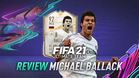 Fifa 21 ¿merece La Pena Michael Ballack 92 Sbc Moments Review Youtube