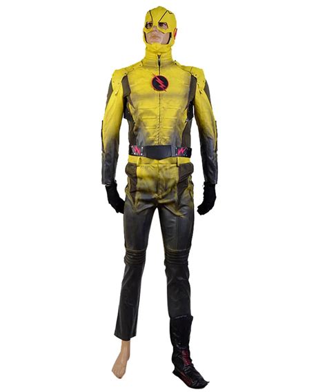 Adult Cw Reverse Flash Eobard Thawne Cosplay Suit Outfit Season 1 Cost ...