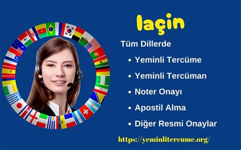 Laçin Yeminli Tercüman Tercüme Bürosu Noter Onaylı Çeviri