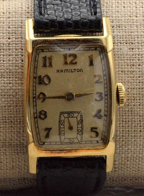 Vintage 14 Karat Yellow Gold Hamilton Wrist Watch Artofit