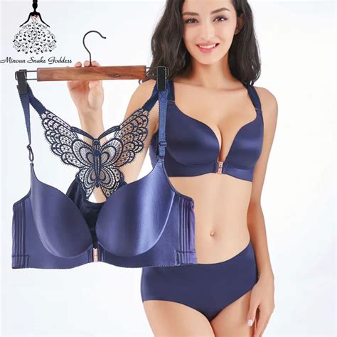 Ukuran Bra Seksi Set Renda Lingerie Pakaian Dalam Wanita Push Up Bra