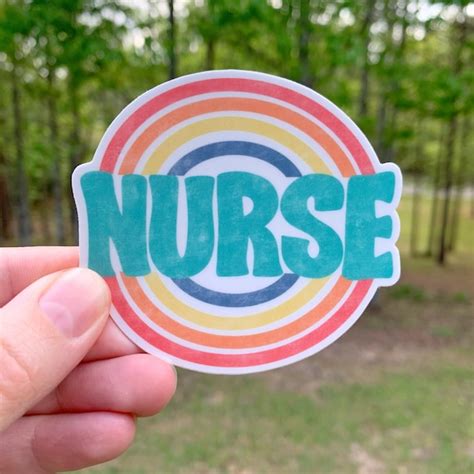 Nurse Sticker Nursing Laptop Sticker Sticker Collector Etsy