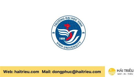 Thiết kế logo trường đại học vinh độc đáo và chất lượng