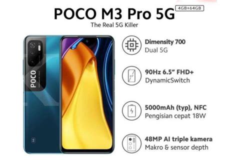 Harga POCO M3 Pro 5G Harga HP POCO M3 Pro Untuk Semua Variannya Turun