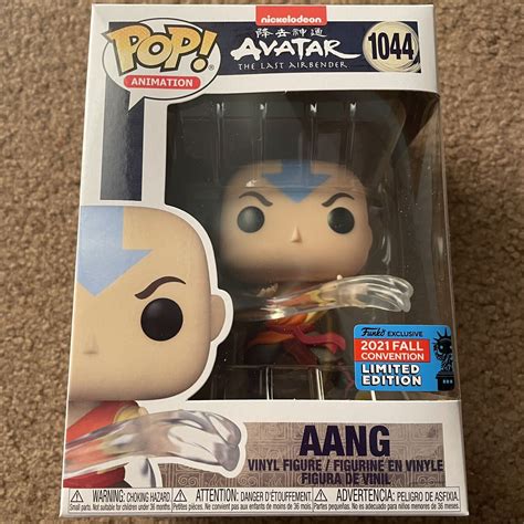 Funko Pop Avatar The Last Air Bender Aang 1044 Fall Convention 2021 Exclusive Ebay