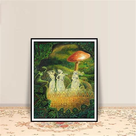 Tuatha De Danann Print Psychedelic Pagan Gypsy Bohemian Irish Fairy ...