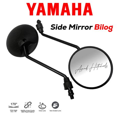 Yamaha Mio Gravis Pair Universal Round Side Mirror Long For