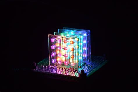 This Unique Take On Led Cubes Uses Glass Make Led Cube Arduino