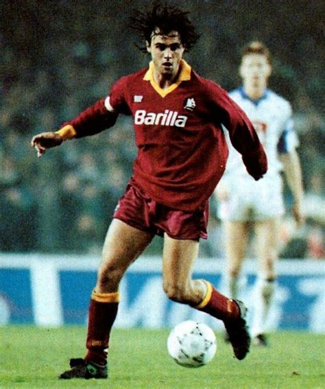 Giuseppe Giannini Of As Roma Italy In Calciatori Calcio