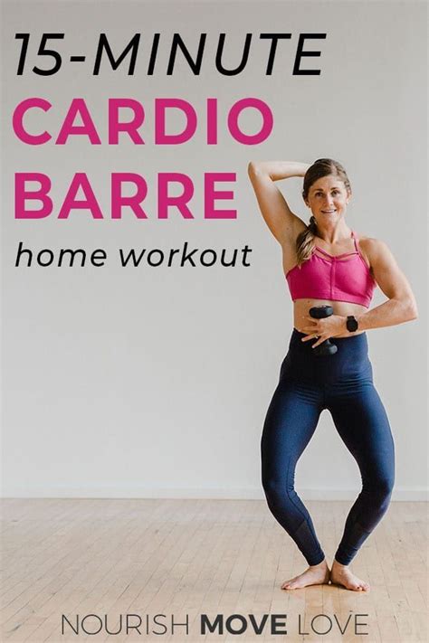 Minute Barre Workout Cardio Barre At Home Barre Barre Workout