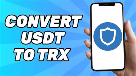 How to Convert USDT to TRX on Trust Wallet - YouTube