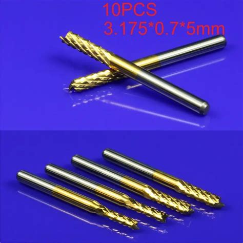 Aliexpress Buy 10pcs Lot 3 175MM Titanium Coated Down Cut End