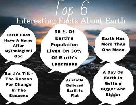 Check out some latest and amazing facts about Earth Fun Facts About ...