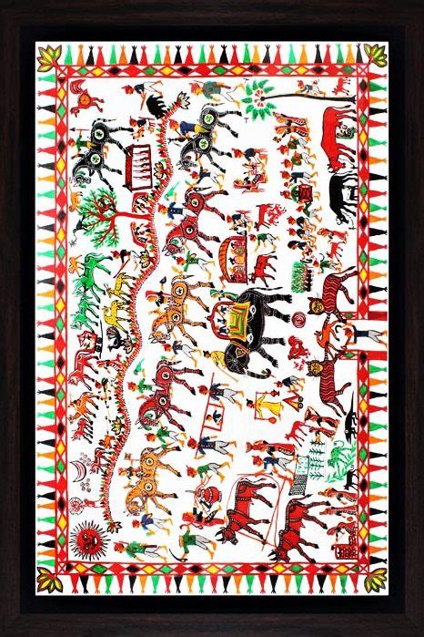 Pithora Painting by Ratwa Tribe | 100% Authentic | GiTAGGED