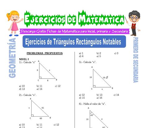 Trigonometria Resolucion De Triangulos Rectangulos Ejercicios Resueltos