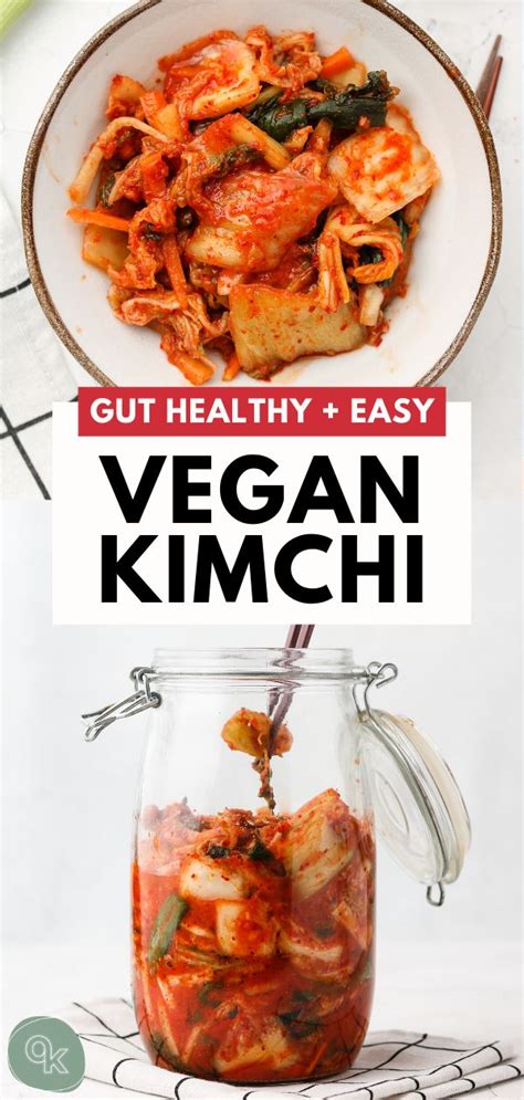 Easy Vegan Kimchi Okonomi Kitchen Recipe Kimchi Recipe Easy