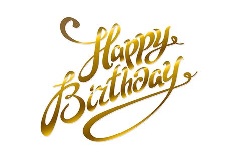 Happy Birthday Lettering Vector ~ Graphics ~ Creative Market