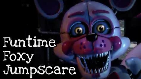 Funtime Foxy Jumpscare Sister Location Custom Night Youtube