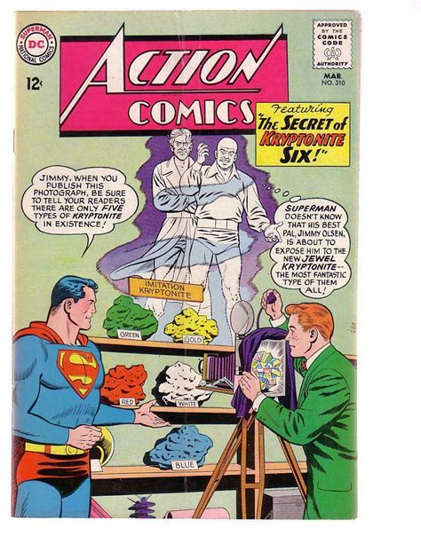 Action Comics 310 1964 Superman Kryptonite Cover VG Comic Books